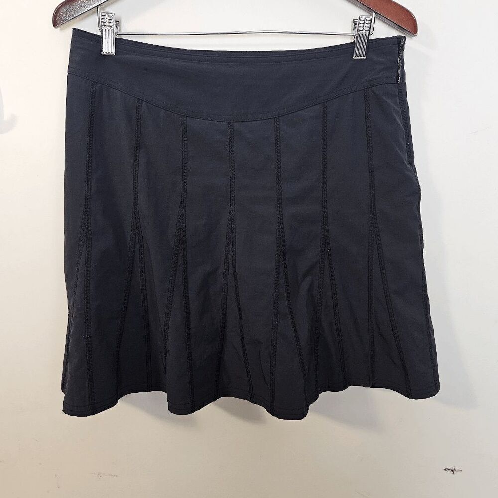 Athleta Wear about Pleat Skirt S/964574 Women's Black Size 8